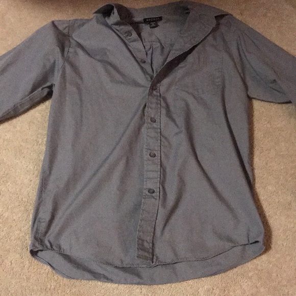 George Other - George Youth XXL Grey Dress Shirt